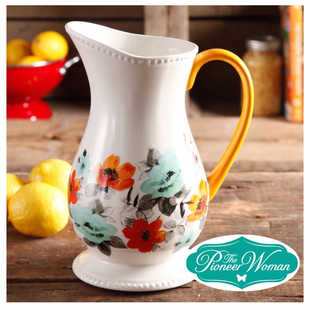 The Pioneer Woman Flea Mkt Deco Floral 2Qt Pitcher